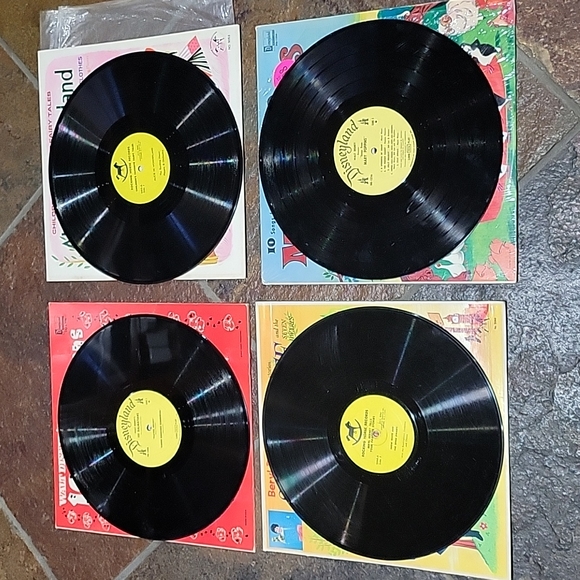 Vintage Disney Record Bundle 101 Dalmatians, Cinderella, Mary Poppins Alice Wond - Picture 3 of 7